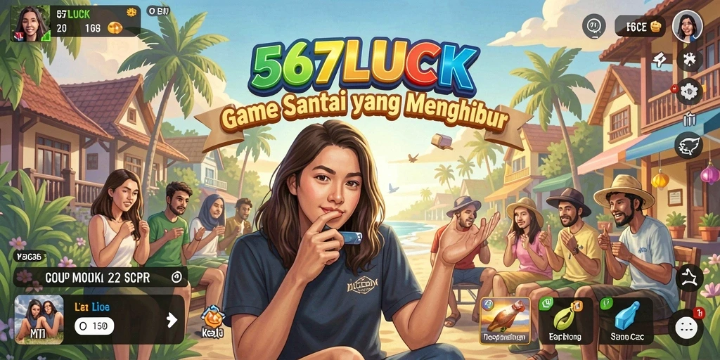 Screenshot utama 567LUCK menampilkan gameplay yang menyenangkan dan penuh warna.