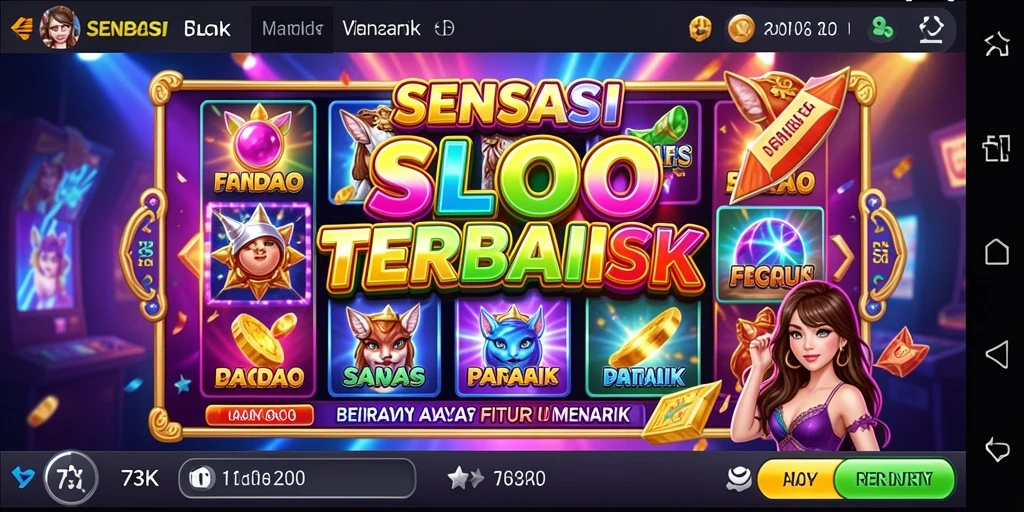 Tampilan gameplay menarik dari game Slot 73K.
