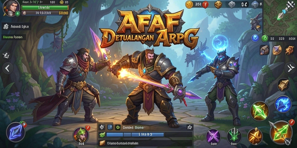 Tangkapan layar AFAF yang menunjukkan pertarungan epik dalam gameplay ARPG yang mendebarkan.