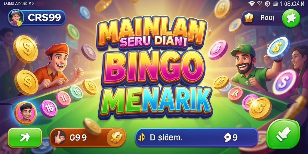 Screenshot utama dari gameplay seru Bingo CRS99.