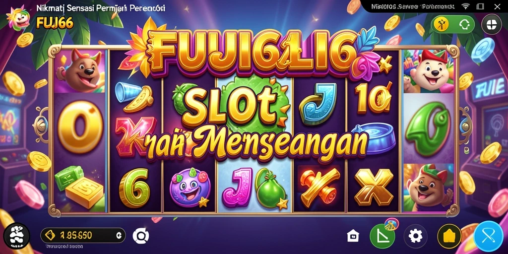 Tampilan menarik dari gameplay Slot FUJI66 yang mendebarkan.
