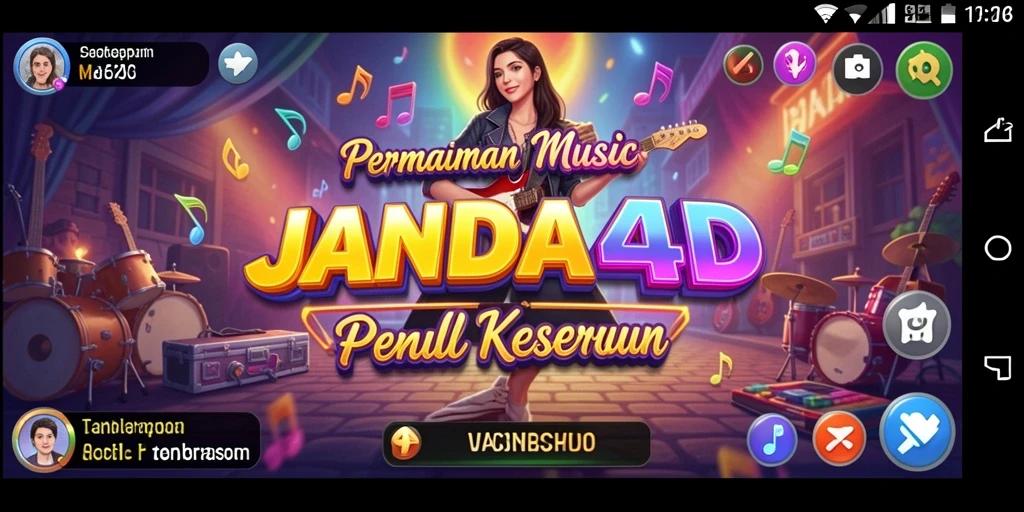 Tampilan gameplay JANDA4D yang menarik dan penuh warna.