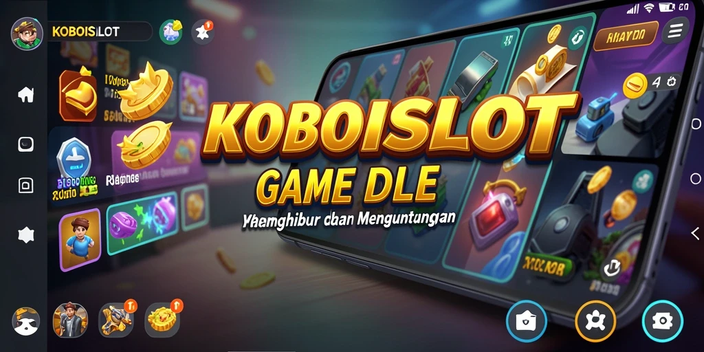 Tampilan menarik gameplay KOBOISLOT yang menghibur.