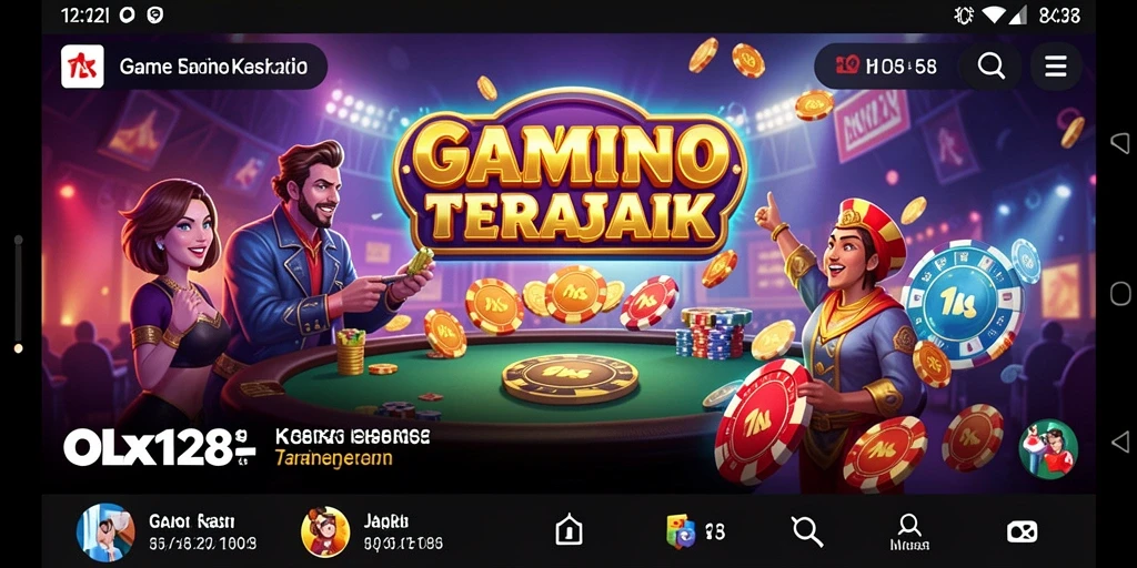 Tampilan gameplay Kasino yang menakjubkan dan menarik.