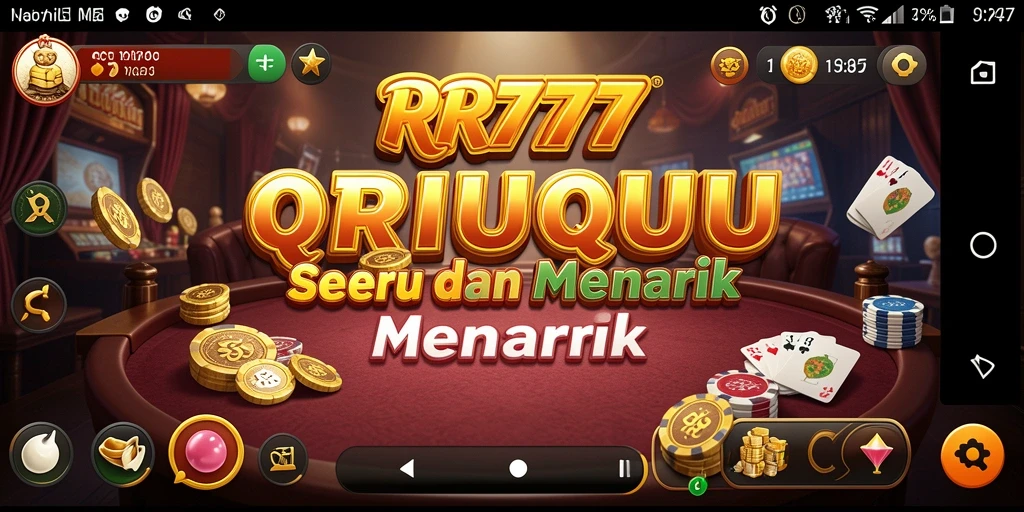 Screenshot gameplay QiuQiu yang seru dan menegangkan.