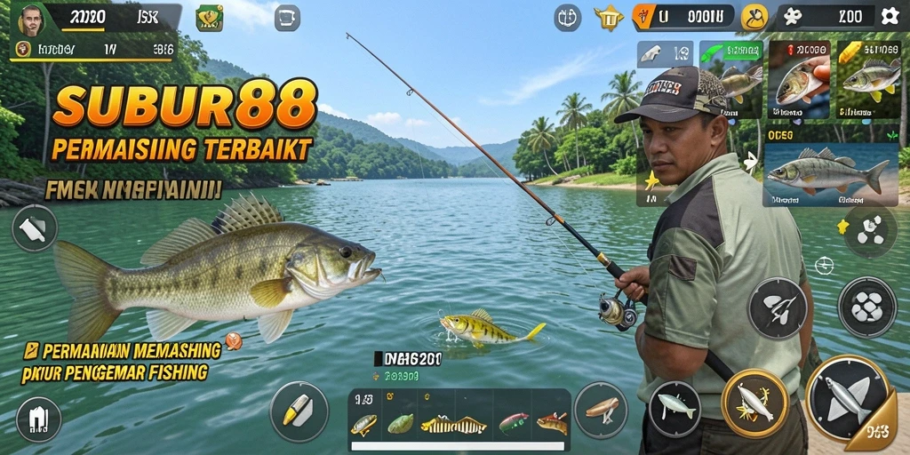 Gameplay SUBUR88 yang menarik dengan pengalaman memancing yang realistis.